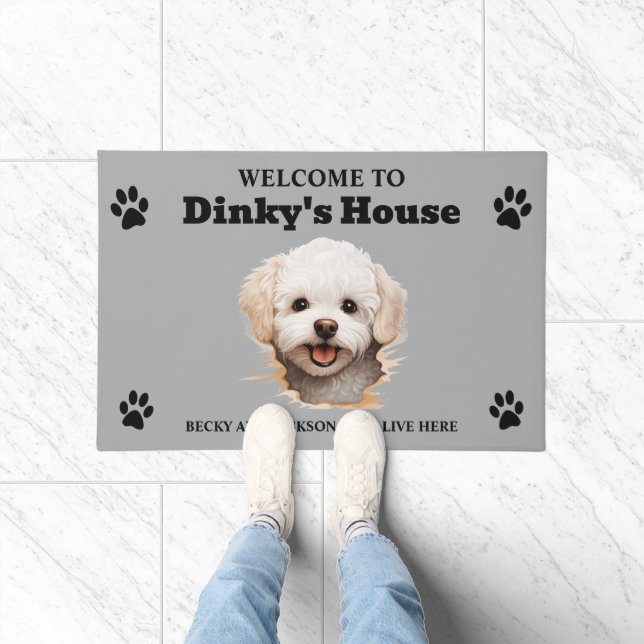 Felpudo Perro Bichon Frise (Interior)