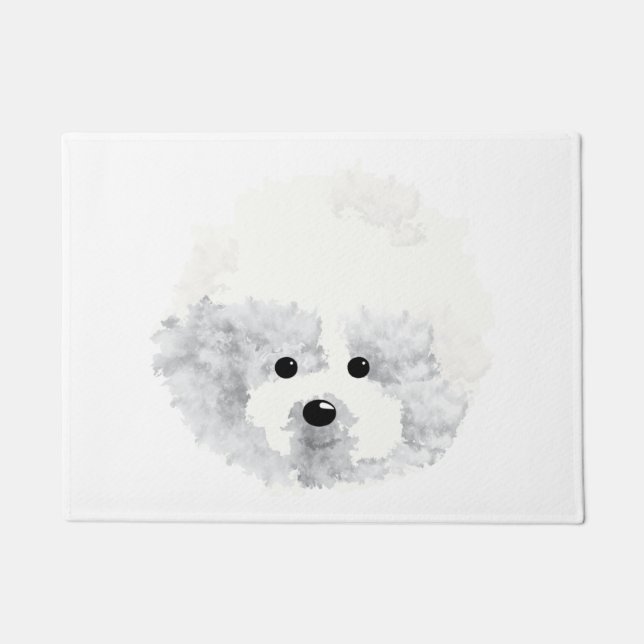 Felpudo Perro Bichon Frise  (Anverso)