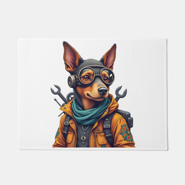 Felpudo Perro de Aventura   (Anverso)