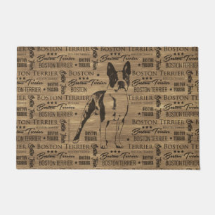 Felpudo Perro de Boston Terrier