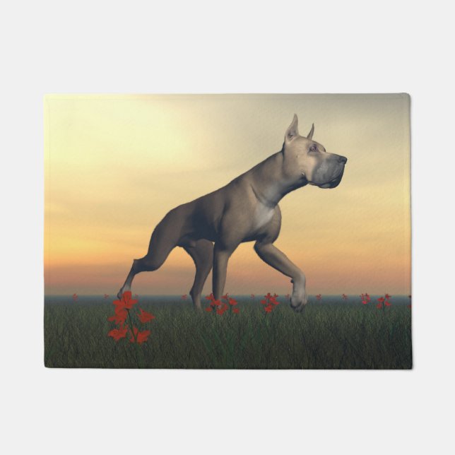 Felpudo Perro de great dane (Anverso)