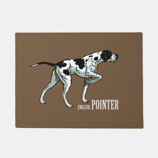 Felpudo Perro de puntero inglés (Anverso)