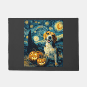Felpudo Perro de raza Beagle lindo de Halloween Jack O Lan