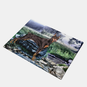 Felpudo Perro Doberman Pinscher