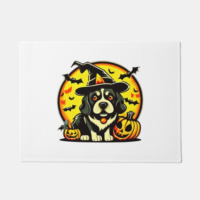 Felpudo Perro Halloween Lowchen (Anverso)