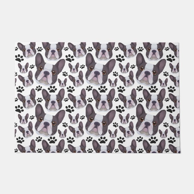 Felpudo Perro picante de la Mascota francesa de Bulldog (Anverso)