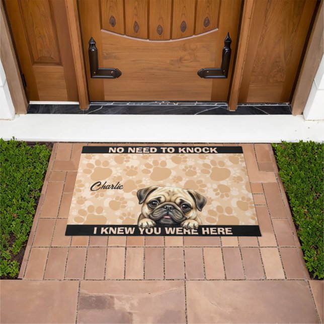 FELPUDO PERRO PUG  (Exterior)