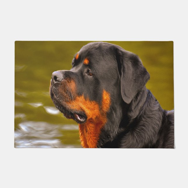 Felpudo Perro Rottweiler (Anverso)