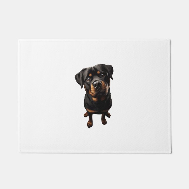 Felpudo perro rottweiler (Anverso)