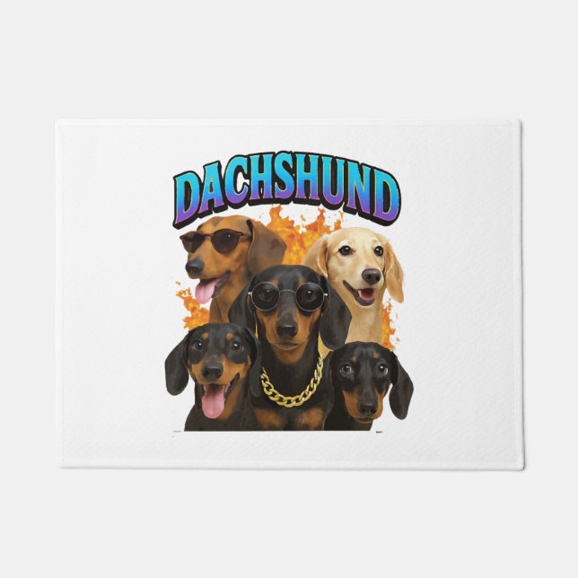 Felpudo Perro salchicha  (Anverso)