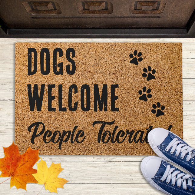 Felpudo Perros Bienvenidos Graciosos Mascotas Perro Perro  (Subido por el creador)