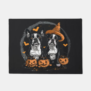 Felpudo Perros de Halloween Boston Terrier