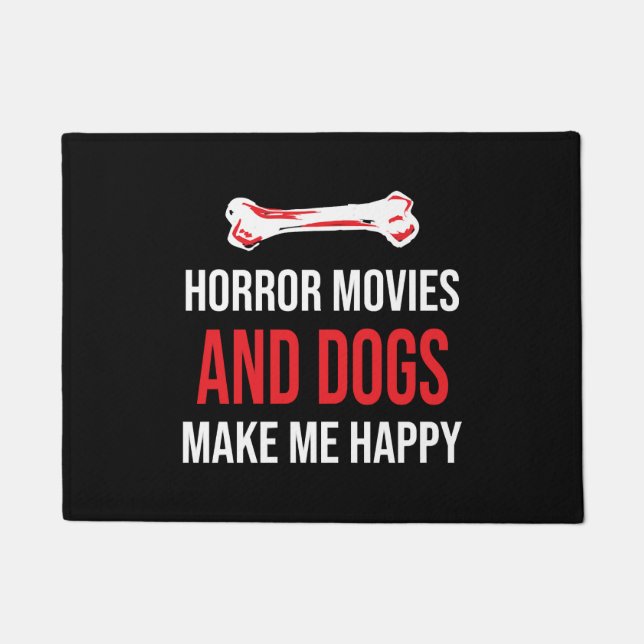 Felpudo Perros de películas de terror (Anverso)