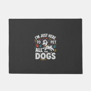 Felpudo Perros Divertidos Vector Amante de las Mascotas