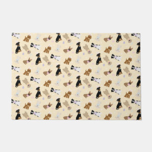 Felpudo Perros felices de Pascua