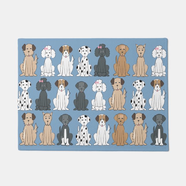 Felpudo Perros sonrientes (Anverso)