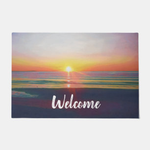 Felpudo Personalizable Beach Sunrise