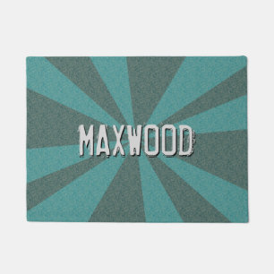 Felpudo Personalizable gráfico de los rayos cualquier