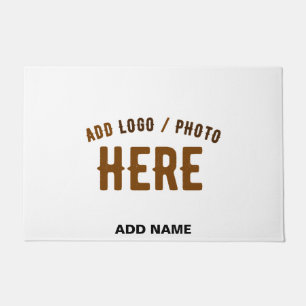 FELPUDO PERSONALIZABLE MODERNO ESTILO BLANCO VERIFICADO MA