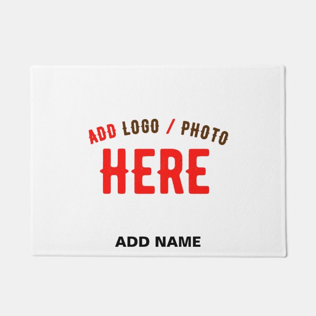 FELPUDO PERSONALIZABLE MODERNO ESTILO BLANCO VERIFICADO MA (Anverso)