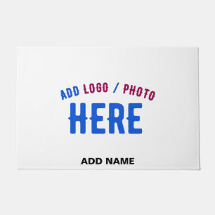 FELPUDO PERSONALIZABLE MODERNO ESTILO BLANCO VERIFICADO MA