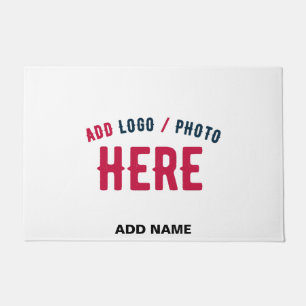 FELPUDO PERSONALIZABLE MODERNO ESTILO BLANCO VERIFICADO MA