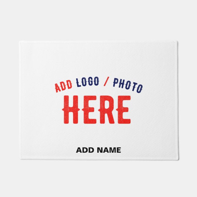 FELPUDO PERSONALIZABLE MODERNO ESTILO BLANCO VERIFICADO MA (Anverso)