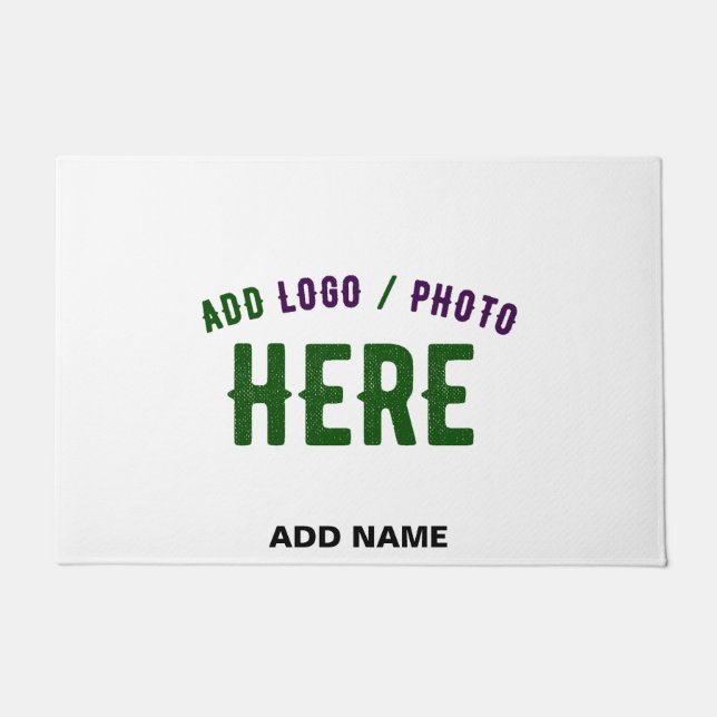 FELPUDO PERSONALIZABLE MODERNO ESTILO BLANCO VERIFICADO MA (Anverso)