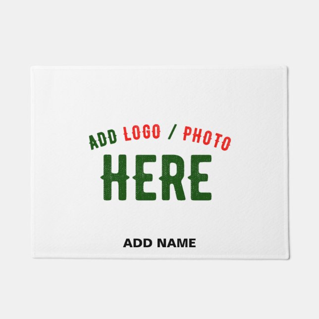 FELPUDO PERSONALIZABLE MODERNO ESTILO BLANCO VERIFICADO MA (Anverso)