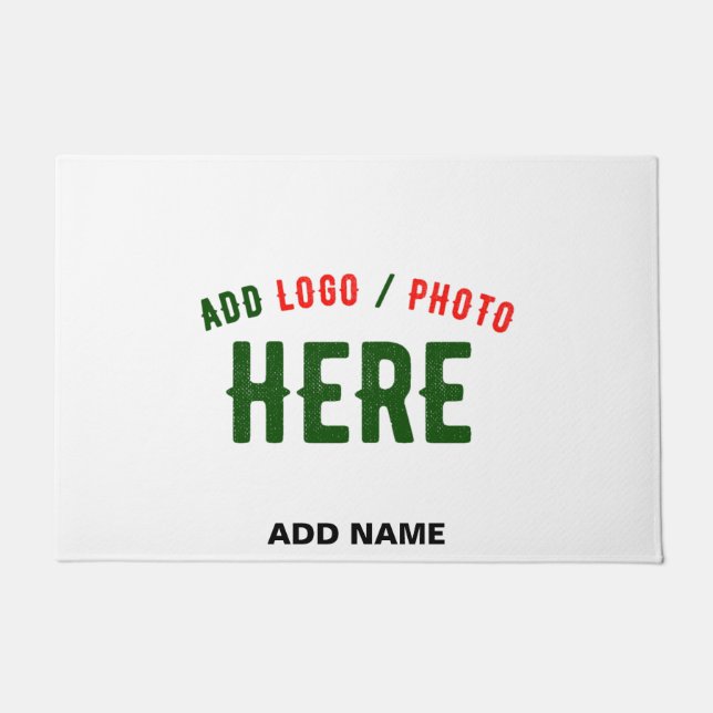 FELPUDO PERSONALIZABLE MODERNO ESTILO BLANCO VERIFICADO MA (Anverso)