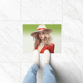 Felpudo Personalización de la imagen horizontal de la alfo