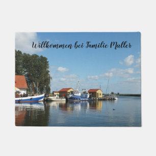 Felpudo Personalización, plantilla, playa, mar, alemania