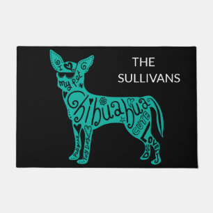 FELPUDO PERSONALIZADA LA MAT DE LA PUERTA "CHIHUAHUA".