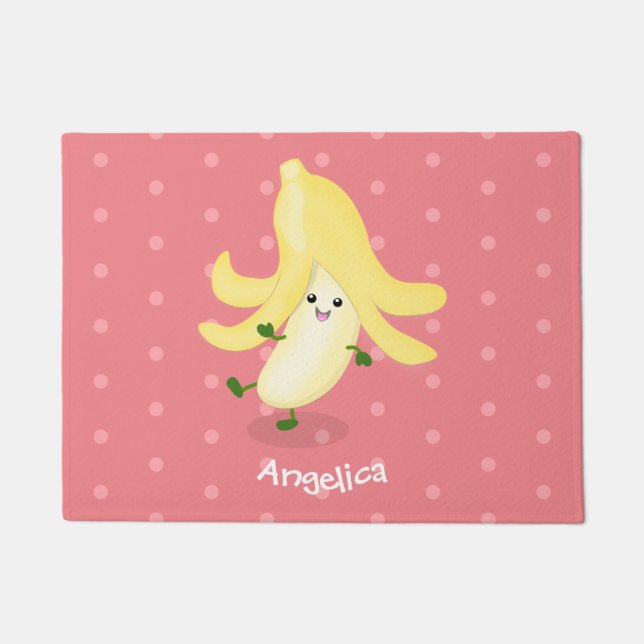 Felpudo Personalizado bananero Cute kawaii (Anverso)