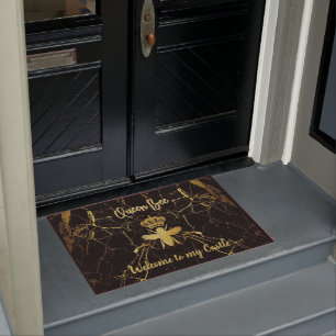 Felpudo Personalizado Bienvenidos a mi Castillo QUEEN BEE