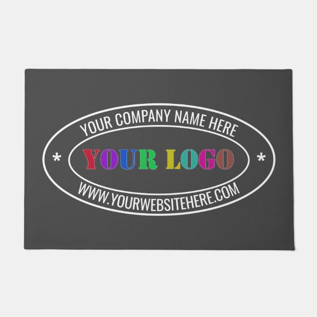 Felpudo Personalizado Business Logo Company Office Doormat (Anverso)