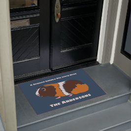 Felpudo Personalizado cerdo guineano malcriado