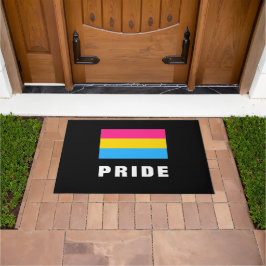 Felpudo PERSONALIZADO de bandera del orgullo gay pansexual
