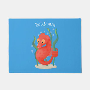 Felpudo Personalizado de caballitos de mar de pepino