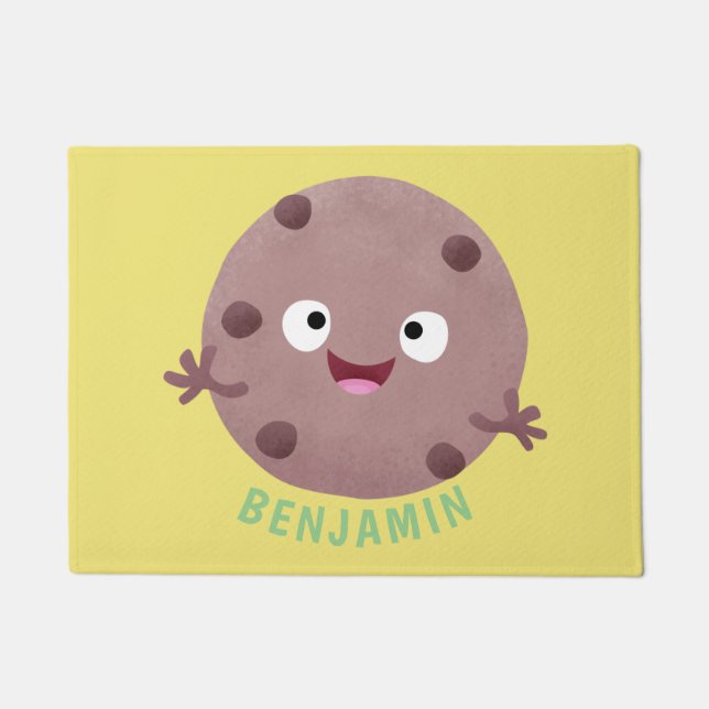 Felpudo Personalizado de galleta de chocolate inteligente (Anverso)