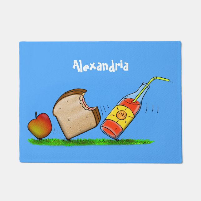 Felpudo Personalizado de hormigas divertidas (Anverso)