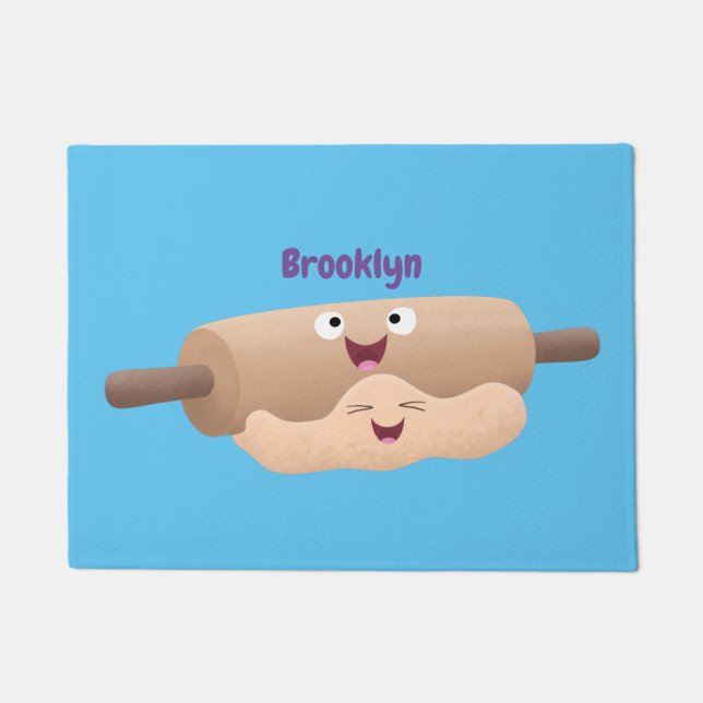 Felpudo Personalizado de horneado de rodillos y pasta de m (Anverso)