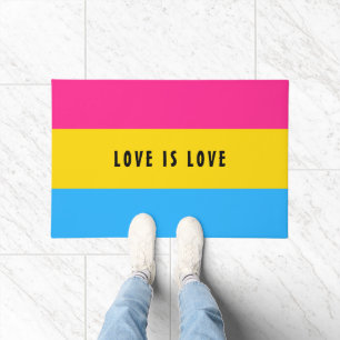 Felpudo PERSONALIZADO de la bandera del orgullo gay en el 