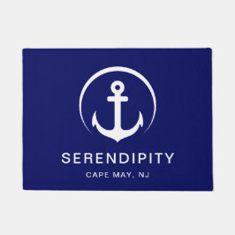 Felpudo Personalizado de la Marina Náutica de Barco Modern