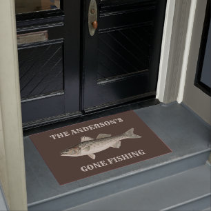Felpudo Personalizado de la pesca ininterrumpida