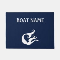 Personalizado de la sirena Dock Mat