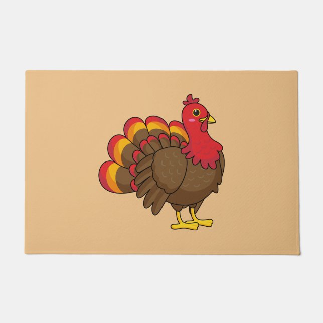 Felpudo Personalizado de la verdad Turquía (Anverso)