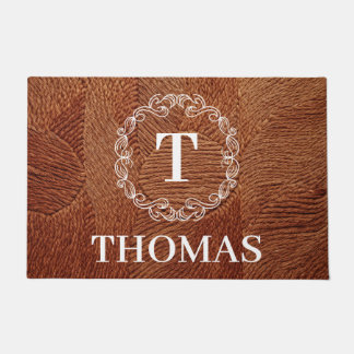 Felpudo Personalizado de nombre de familia personalizado D