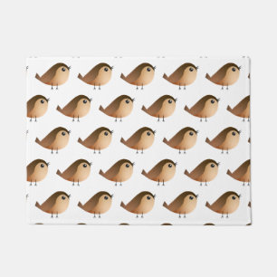 Felpudo Personalizado de pájaro de Sparrow