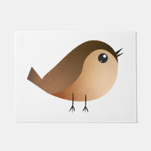 Felpudo Personalizado de pájaro de Sparrow